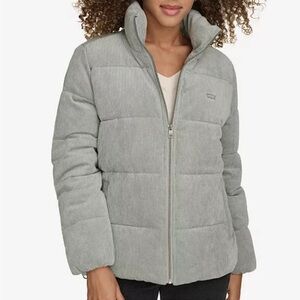 NWOT LEVIS CORDUROY PUFFER JACKET